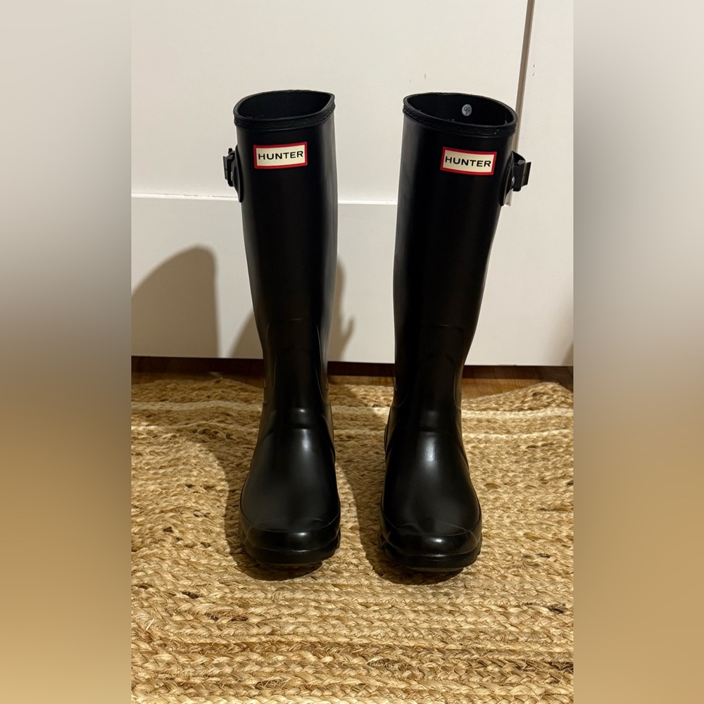 Hunter Black Rain Boots